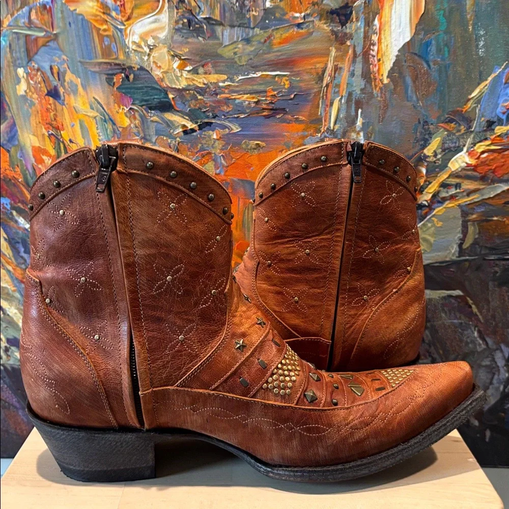 Old Gringo Milagro Studded Leather Ankle Boots (10B) (NWOT) - Picture 3 of 12